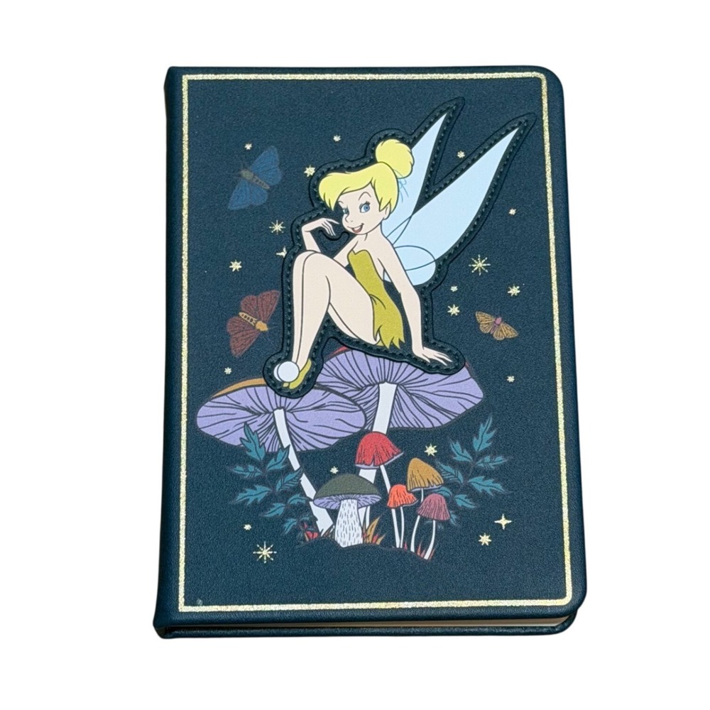 Loungefly Disney Tinker Bell Mushroom Peter Pan Refillable Journal Gift Teacher